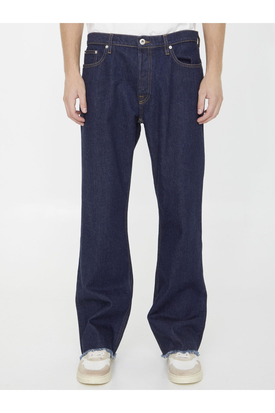 LANVIN-OUTLET-SALE-Blue denim jeans-ARCHIVIST