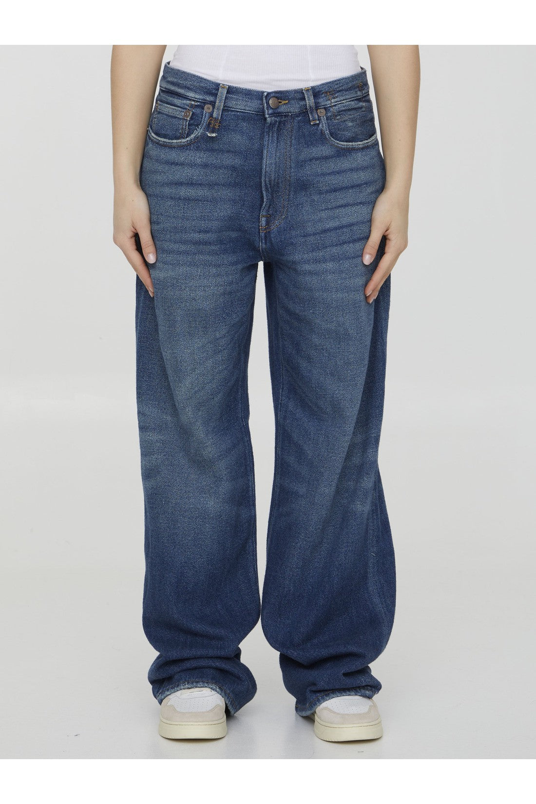 R13-OUTLET-SALE-Blue denim jeans-ARCHIVIST