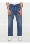 SAINT LAURENT-OUTLET-SALE-Blue denim jeans-ARCHIVIST