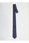 Fendi-OUTLET-SALE-Blue silk tie-ARCHIVIST