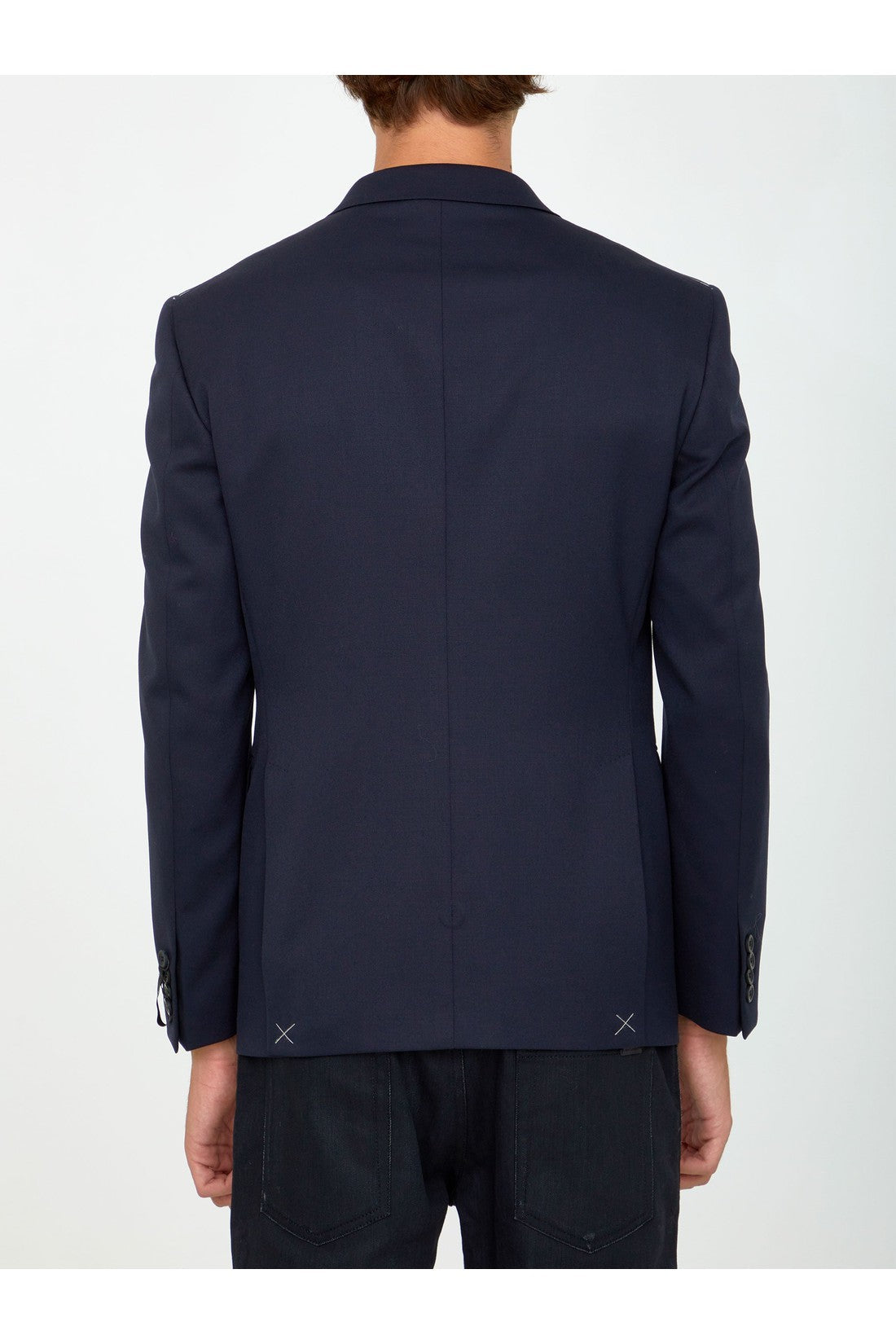 TONELLO-OUTLET-SALE-Blue wool jacket-ARCHIVIST