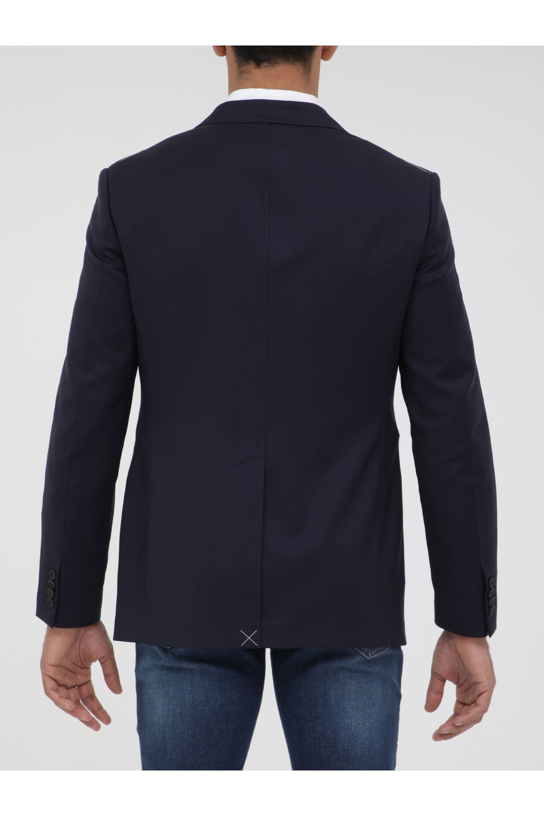 Tonello-OUTLET-SALE-Blue wool jacket-ARCHIVIST