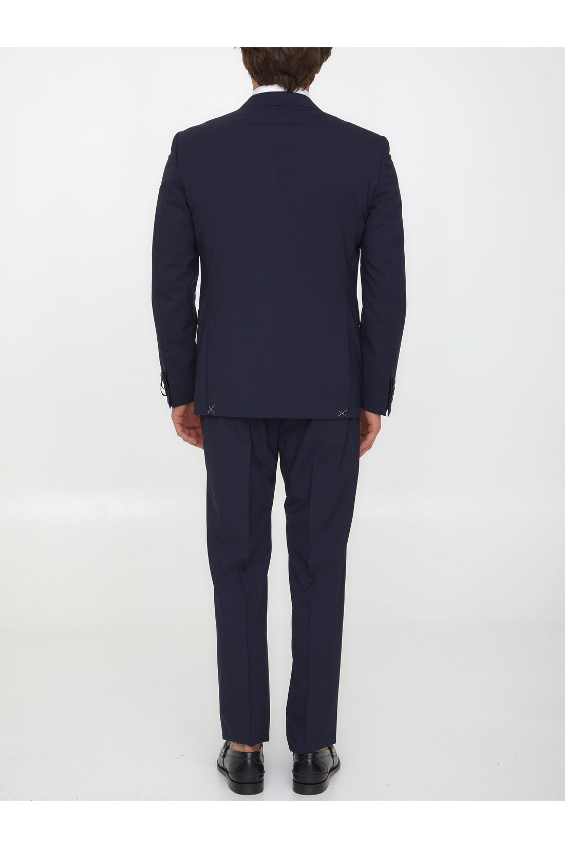 TONELLO-OUTLET-SALE-Blue wool two-piece suit-ARCHIVIST