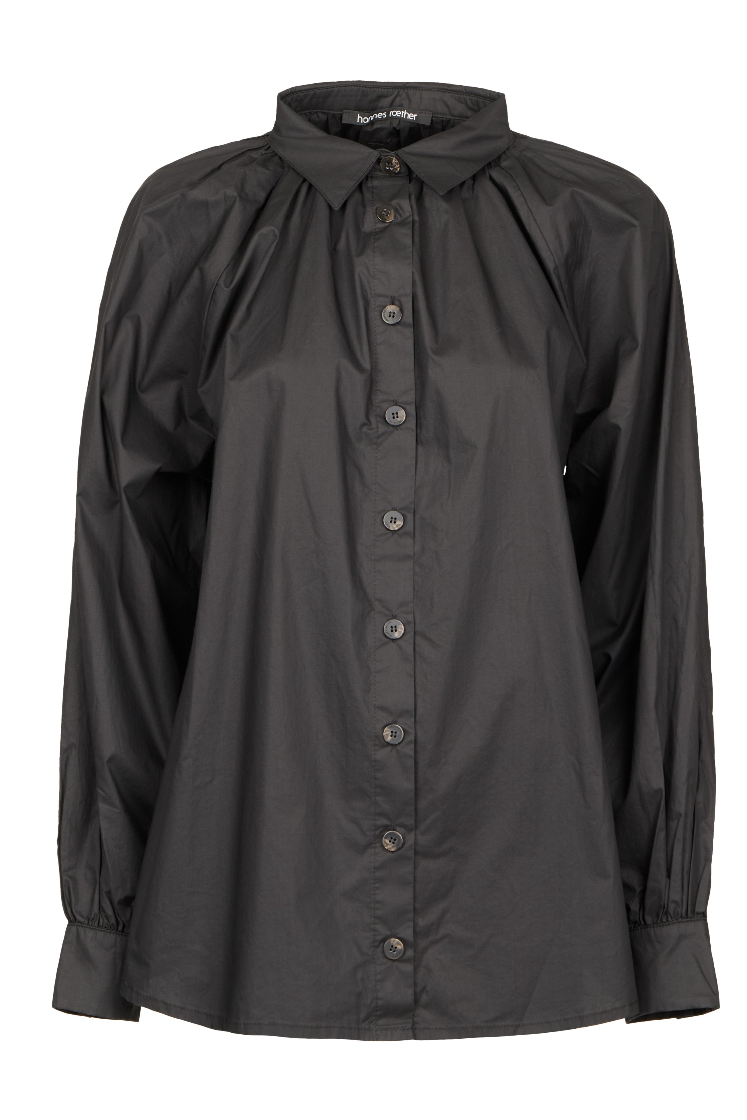 Hannes Roether-Bluse de29ar.5079-Hemden & Blusen-Black-Deal-Outlet-by-ARCHIVIST
