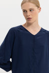 LUISA CERANO-OUTLET-SALE-Blusenshirt mit Rücken-Patch-Blusen-by-ARCHIVIST