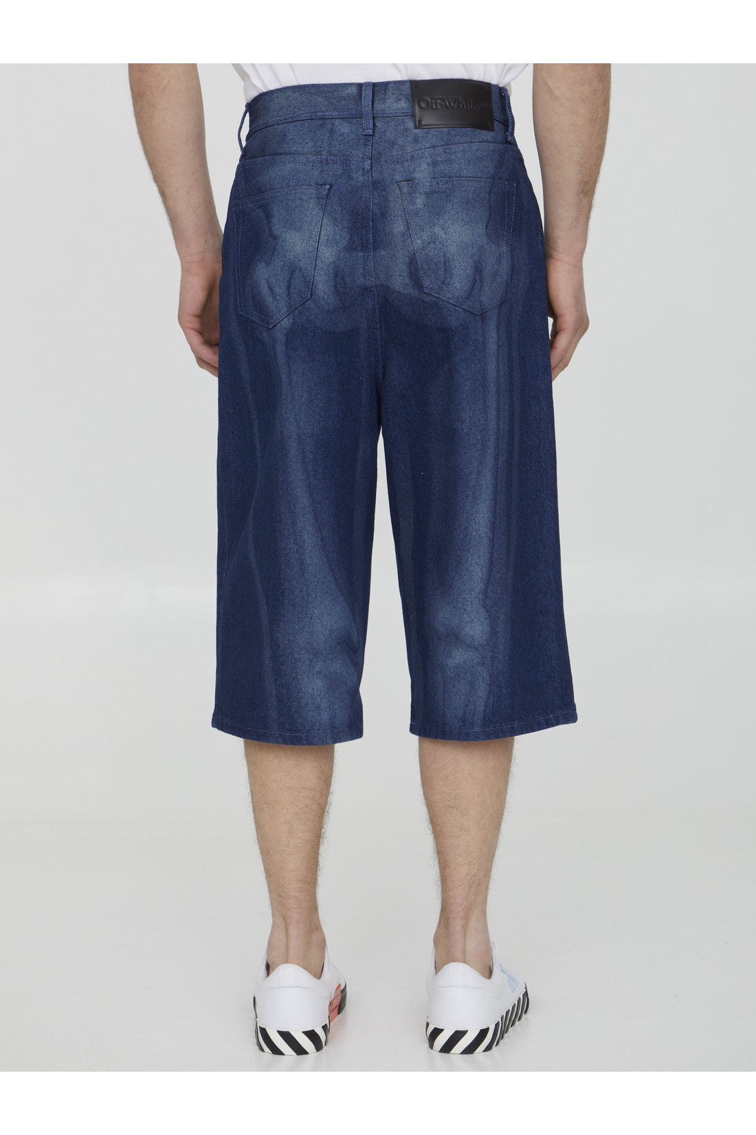 OFF WHITE-OUTLET-SALE-Body Scan bermuda shorts-ARCHIVIST