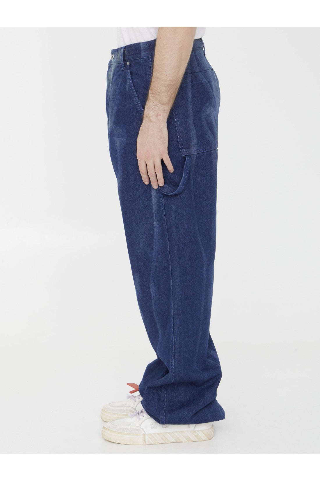 OFF WHITE-OUTLET-SALE-Body Scan oversized jeans-ARCHIVIST