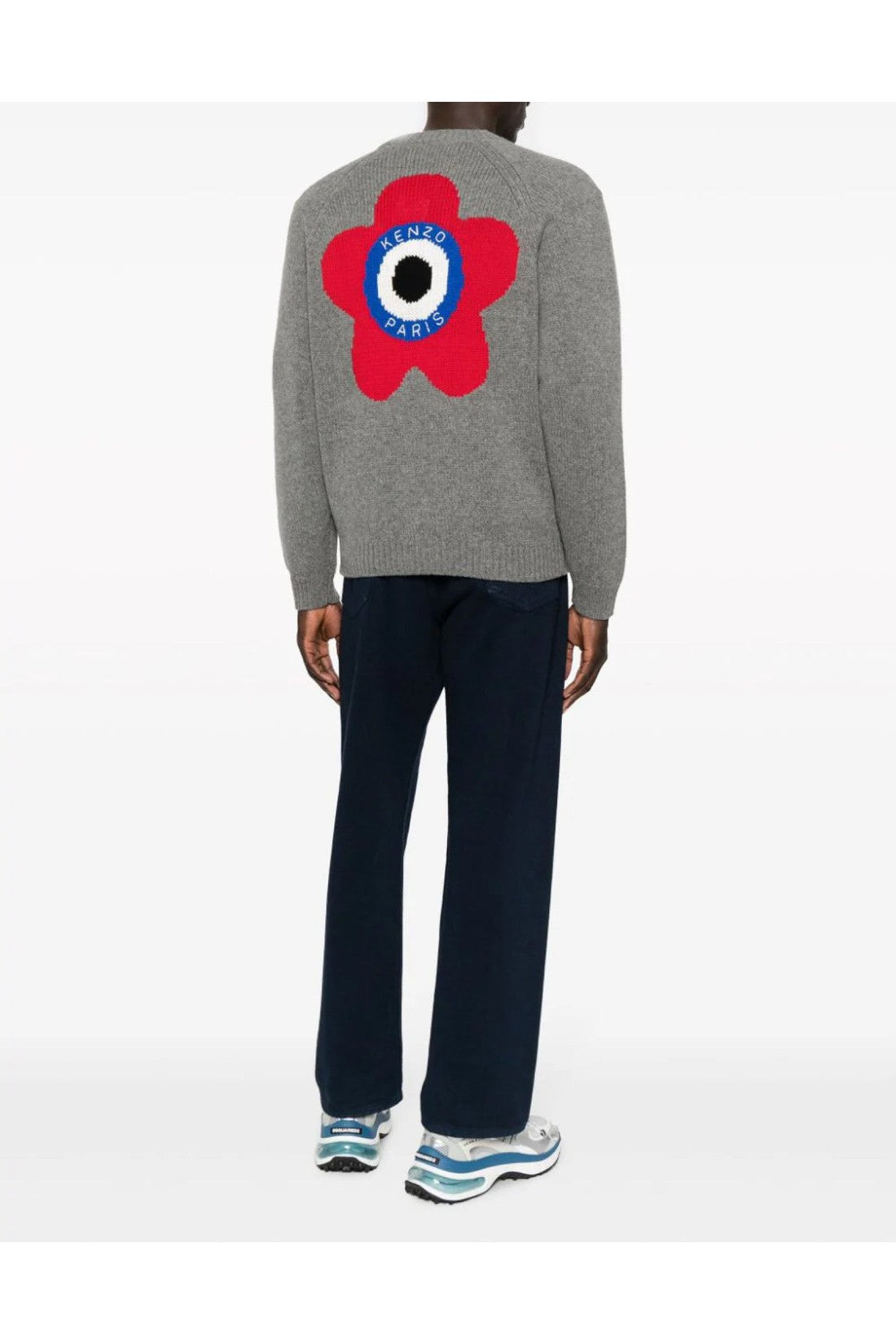 Kenzo-OUTLET-SALE-Boke Flower Target Logo Cardigan-ARCHIVIST