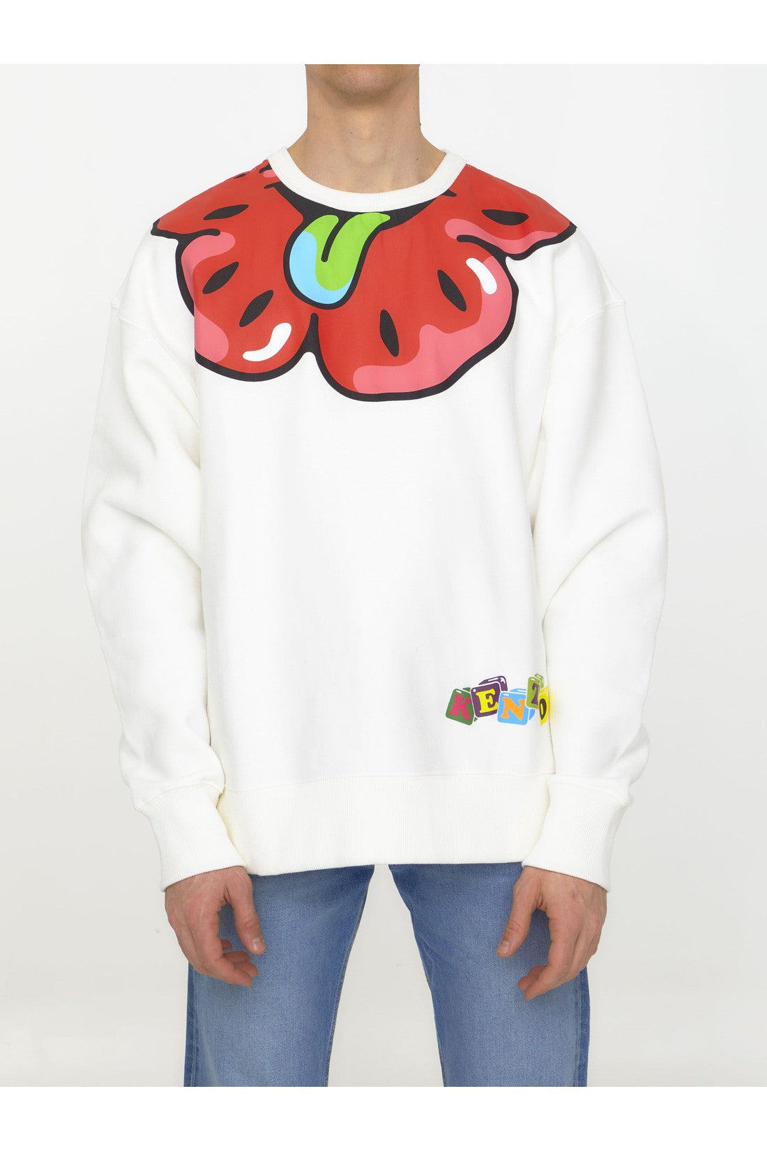 KENZO-OUTLET-SALE-Boke print sweatshirt-ARCHIVIST