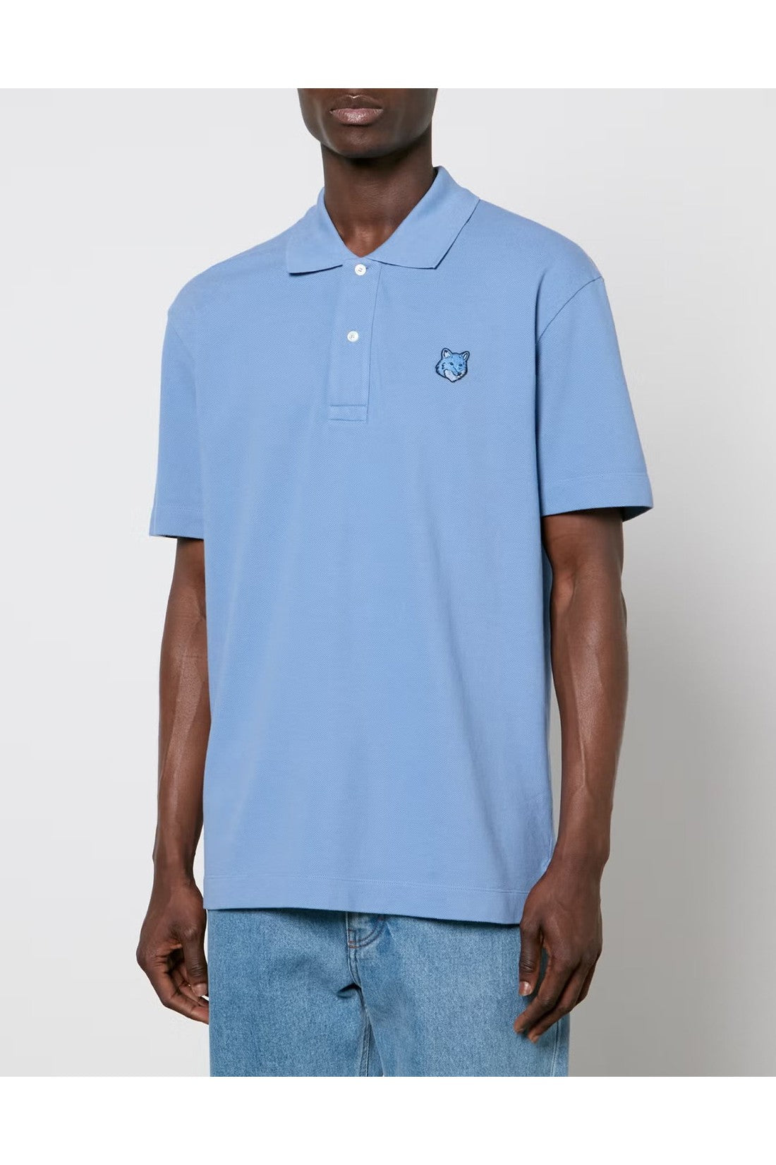 Maison KitsunÃ©-OUTLET-SALE-Bold Fox Head Logo Polo Shirt-ARCHIVIST