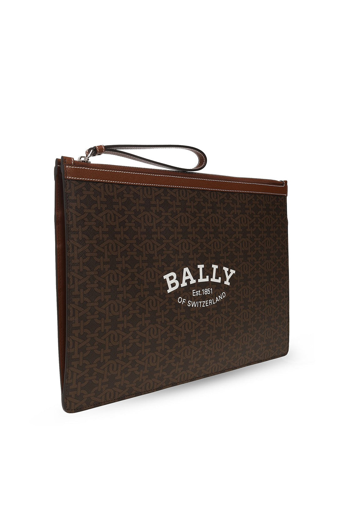 Bally-OUTLET-SALE-Bollis Logo Large Clutch Bag-ARCHIVIST