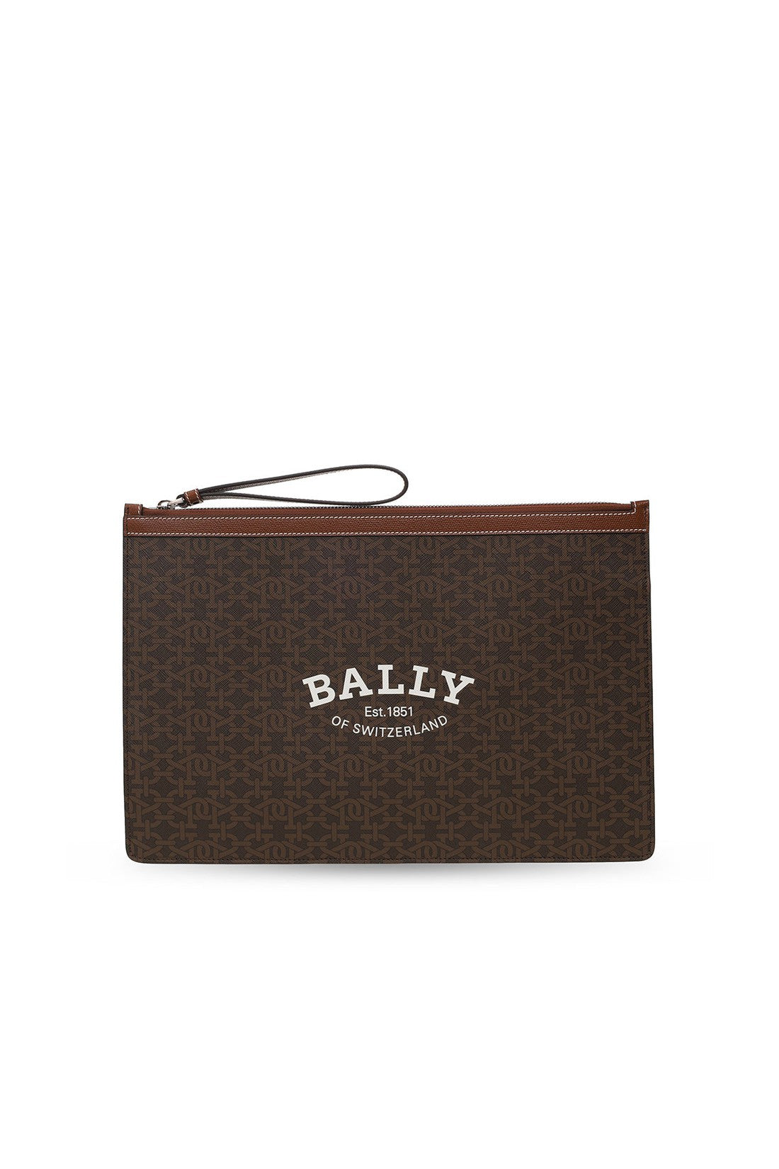 Bally-OUTLET-SALE-Bollis Logo Large Clutch Bag-ARCHIVIST