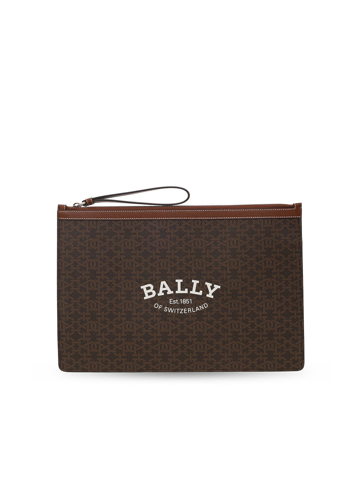 Bally-OUTLET-SALE-Bollis Logo Large Clutch Bag-ARCHIVIST