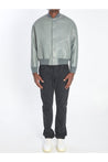 Salvatore Santoro-OUTLET-SALE-Bomber jacket in plongé nappa leather-ARCHIVIST