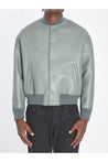 Salvatore Santoro-OUTLET-SALE-Bomber jacket in plongé nappa leather-ARCHIVIST