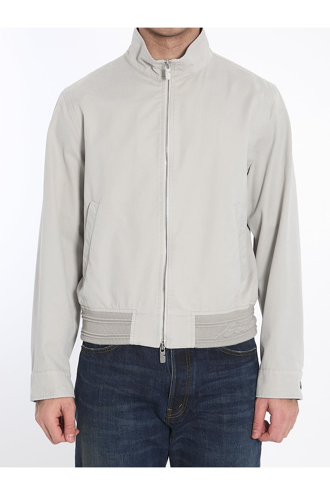 Burberry-OUTLET-SALE-Bomber jacket with logo-ARCHIVIST