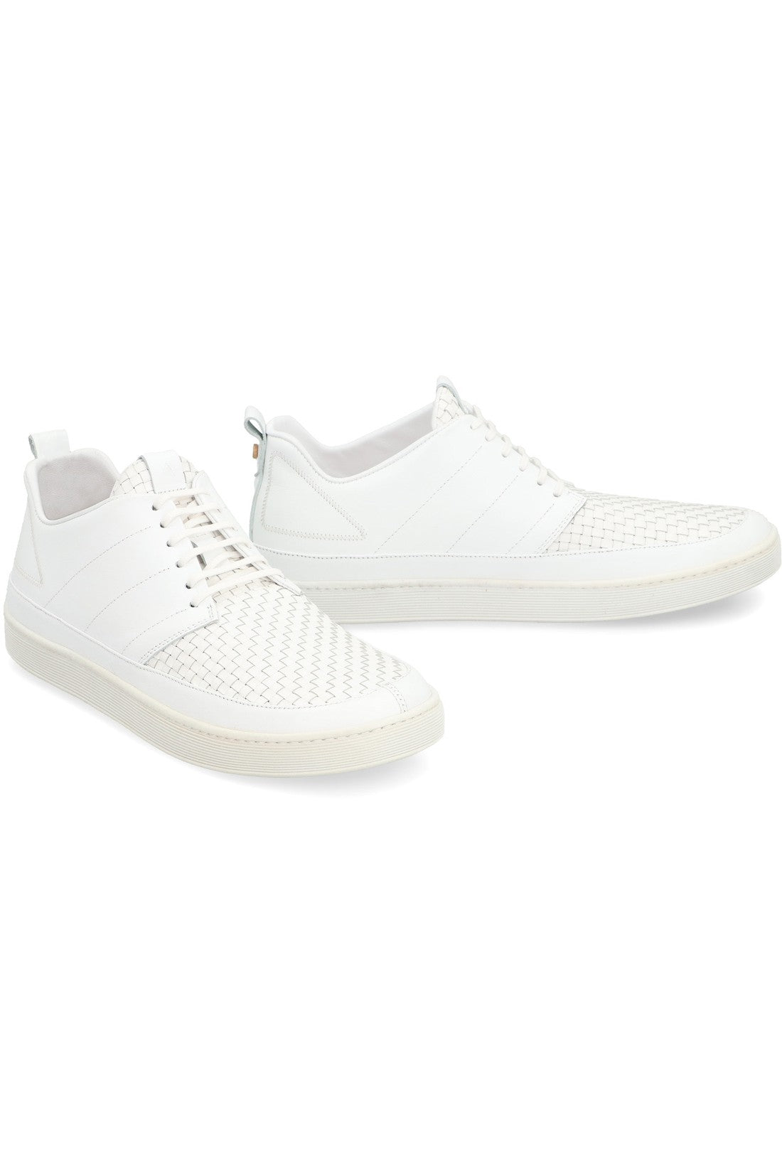 Volta-OUTLET-SALE-Bosco leather low-top sneakers-ARCHIVIST