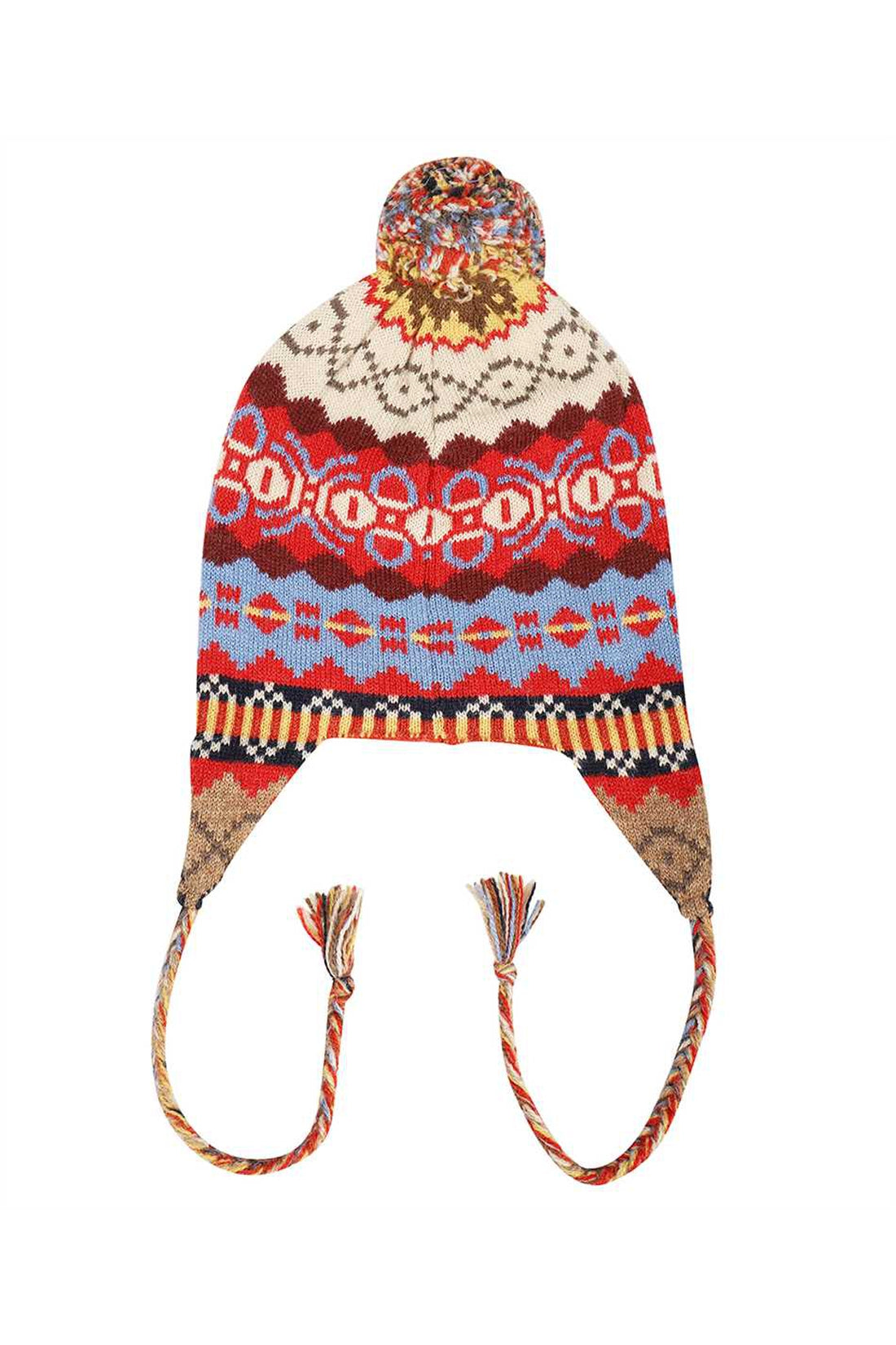 Max Mara-OUTLET-SALE-Bosso knitted hat with pom-pom-ARCHIVIST