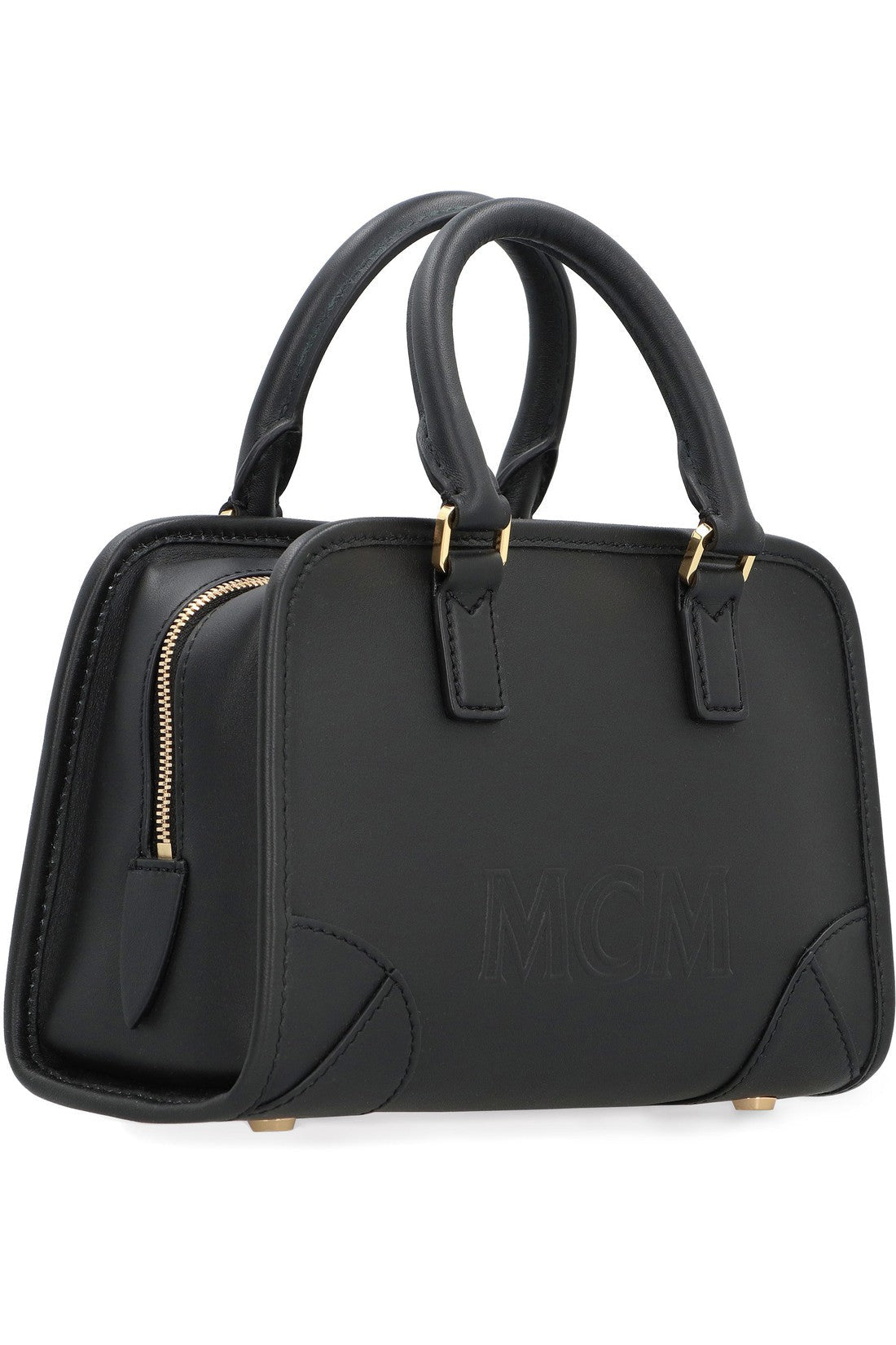 MCM-OUTLET-SALE-Boston leather mini bag-ARCHIVIST