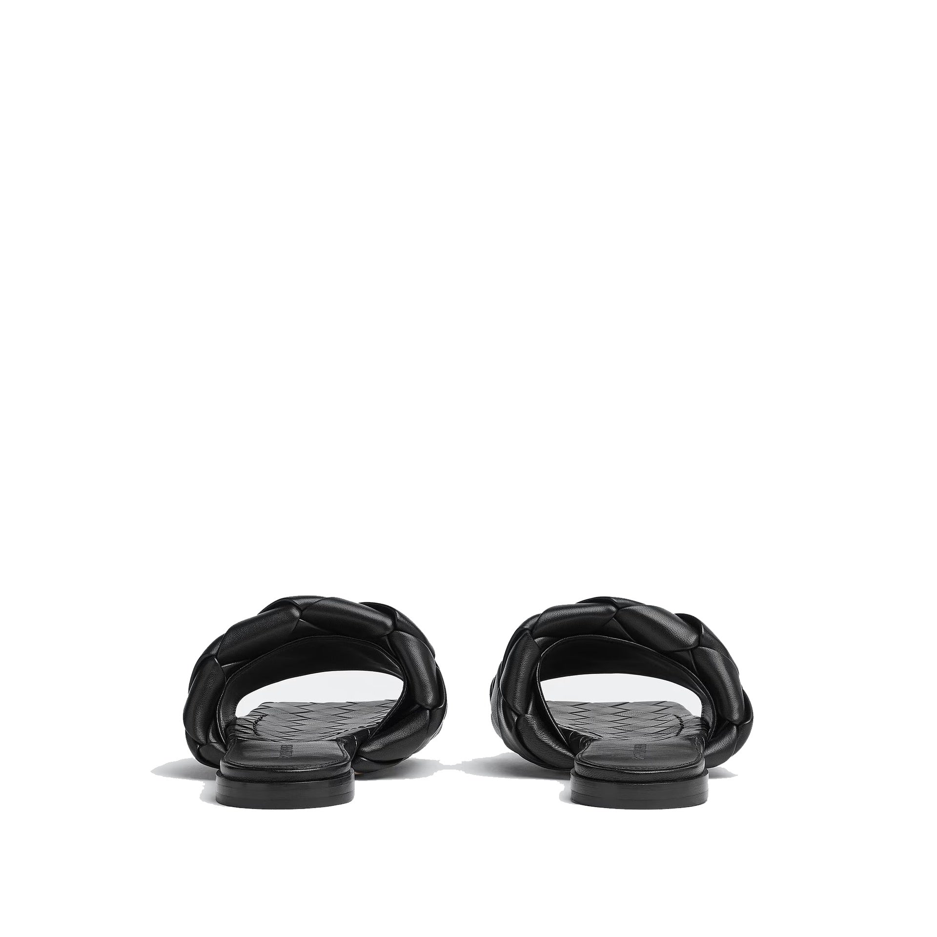 BOTTEGA VENETA Intrecciato leather flat sandals-Bottega Veneta-Sale