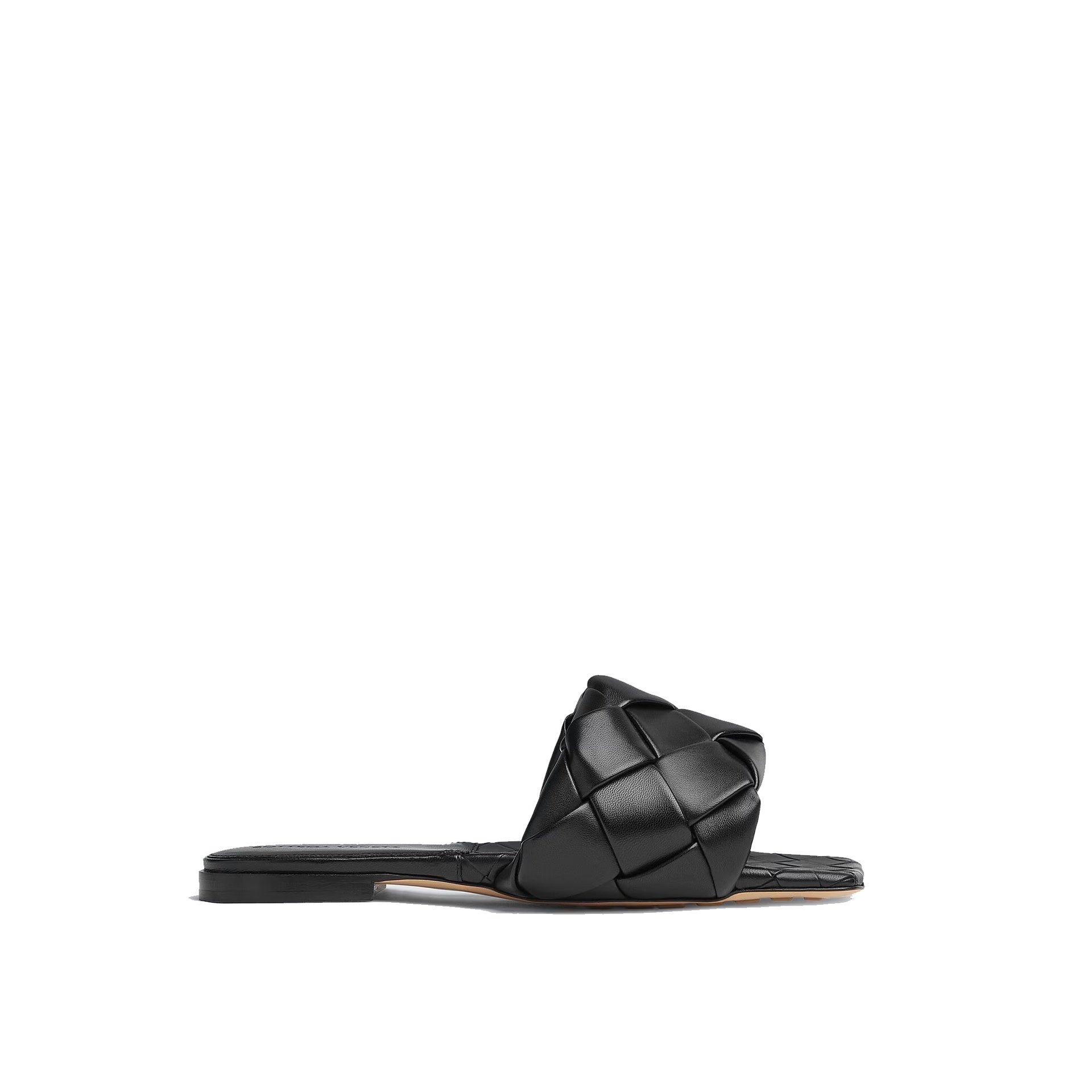 BOTTEGA VENETA Intrecciato leather flat sandals-Bottega Veneta-Sale