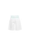 BOTTEGA VENETA-OUTLET-SALE-Bottega Veneta Cotton Logo Shorts-ARCHIVIST