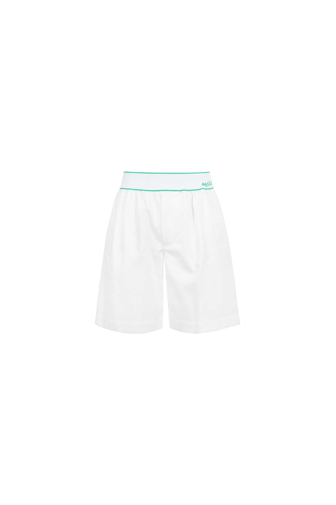 BOTTEGA VENETA-OUTLET-SALE-Bottega Veneta Cotton Logo Shorts-ARCHIVIST