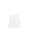 BOTTEGA VENETA-OUTLET-SALE-Bottega Veneta Cotton Logo Shorts-ARCHIVIST