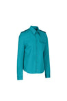 BOTTEGA VENETA-OUTLET-SALE-Bottega Veneta Grain De Poudre Wool Shirt-ARCHIVIST