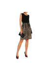 BOTTEGA VENETA-OUTLET-SALE-Bottega Veneta Leopard Print Calf Hair Skirt-ARCHIVIST