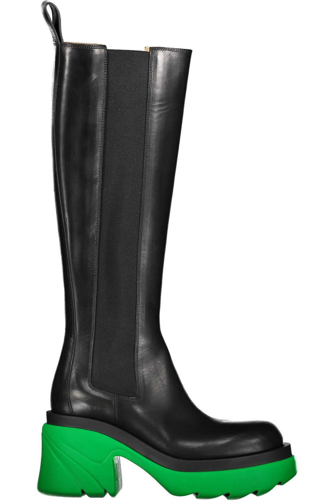 Flash leather boots