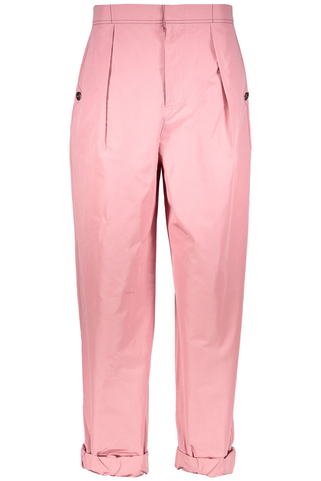 High-waist tapered-fit trousers
