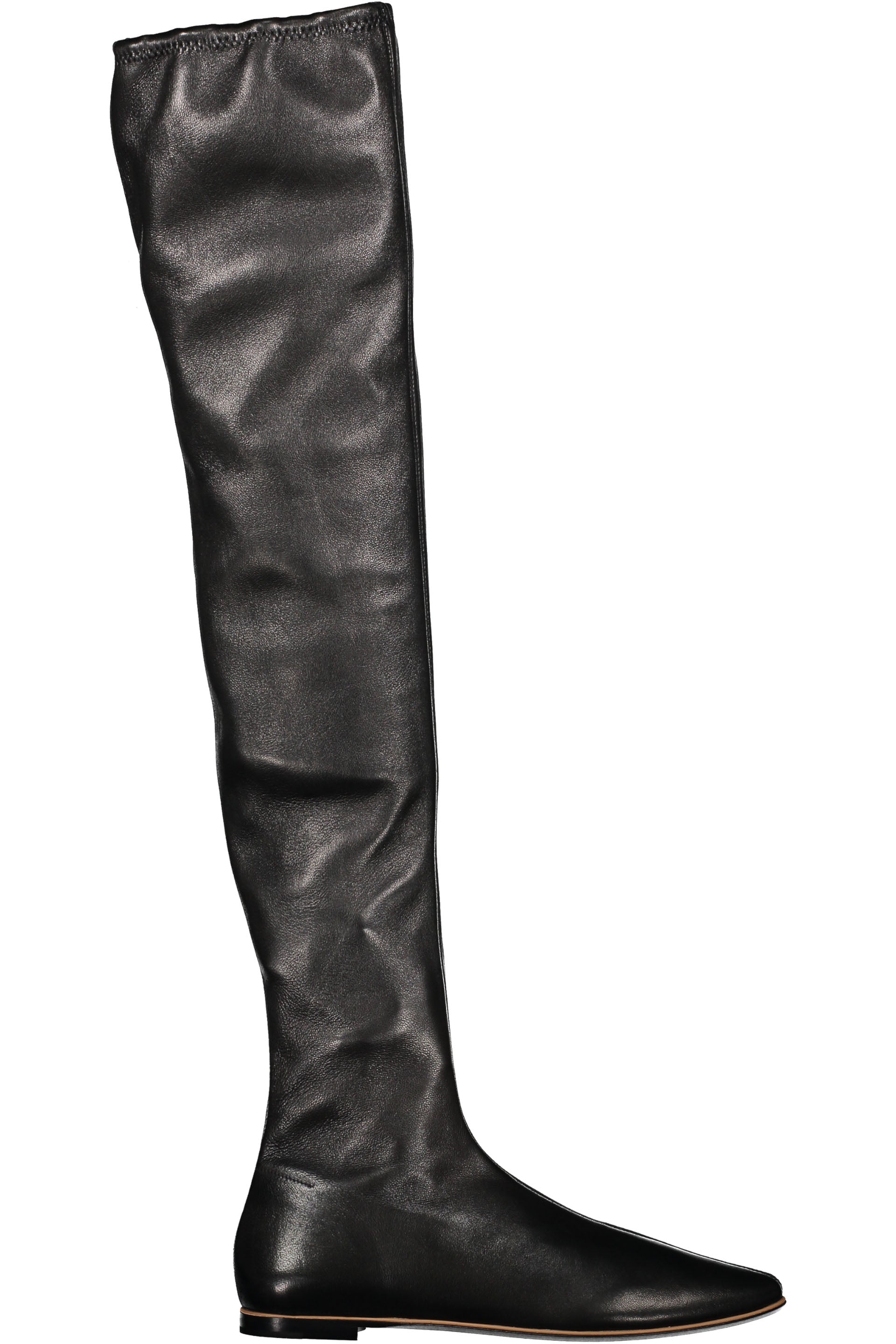 Leather over-the-knee boots-Schuhe-Bottega Veneta-OUTLET-SALE-35-ARCHIVIST