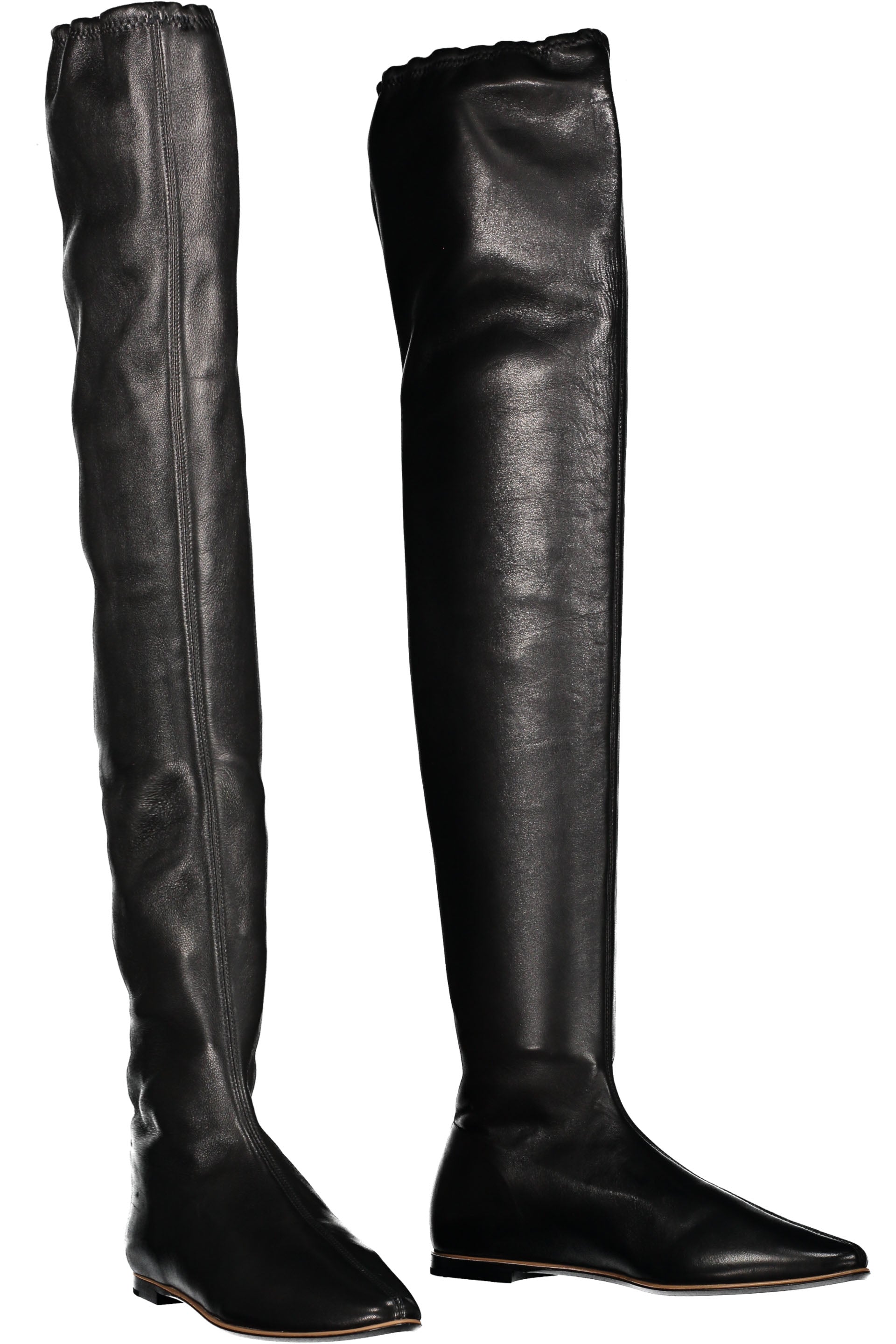 Leather over-the-knee boots-Schuhe-Bottega Veneta-OUTLET-SALE-ARCHIVIST