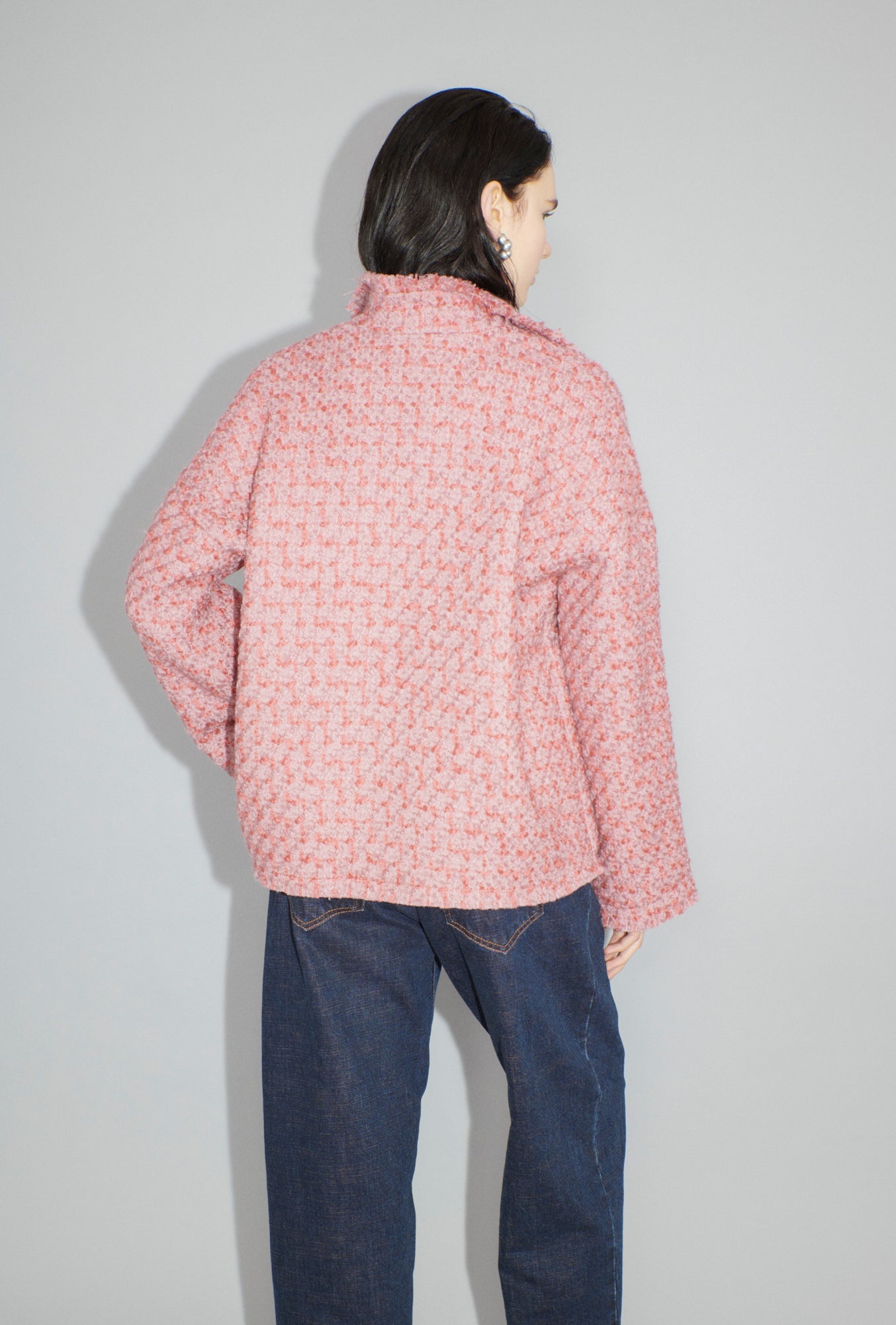 Bouclé tweed jacket