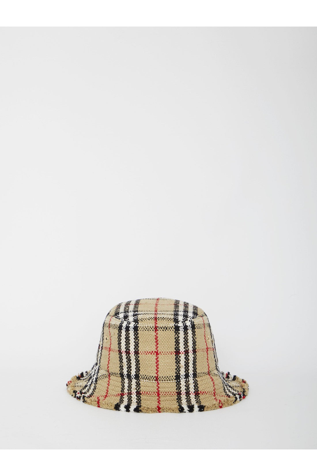 BURBERRY-OUTLET-SALE-Bouclé bucket hat-ARCHIVIST