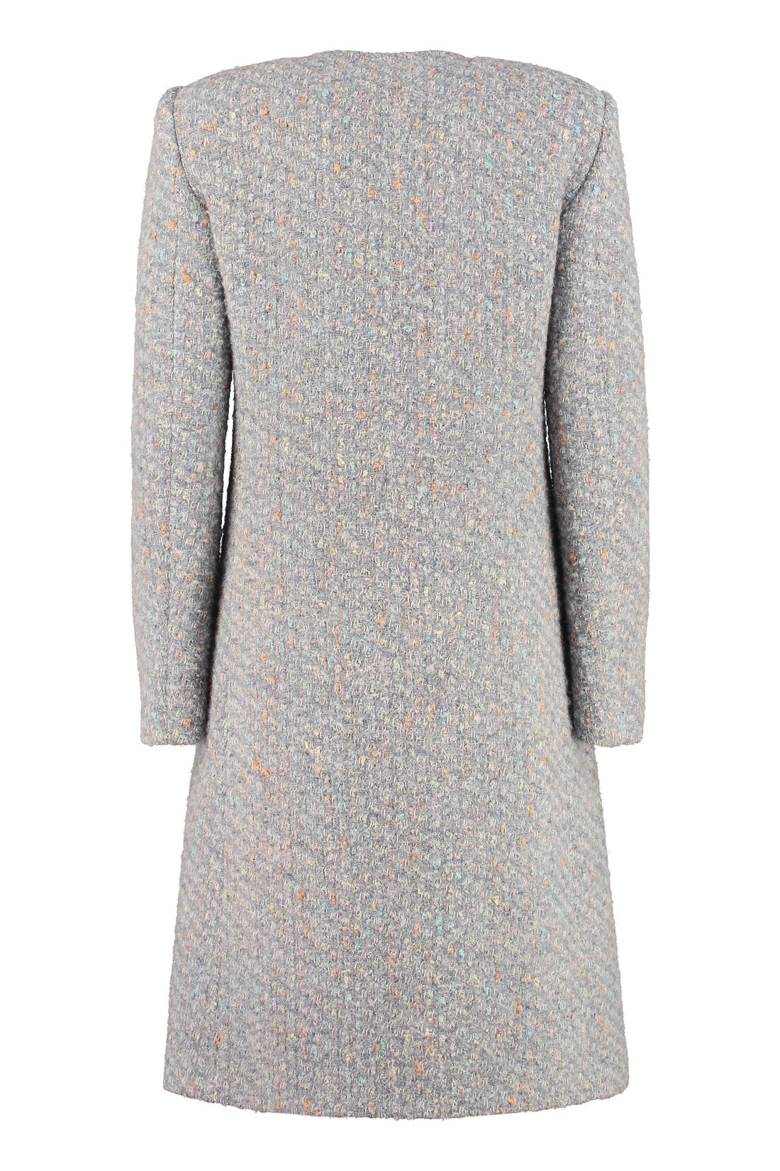 Moschino-OUTLET-SALE-Boucle knit coat-ARCHIVIST