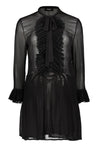 Dsquared2-OUTLET-SALE-Bow detail viscose dress-ARCHIVIST