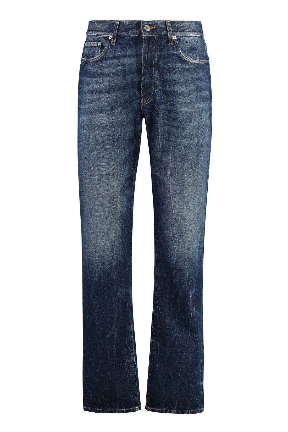 Department 5-OUTLET-SALE-Bowl 5-pocket straight-leg jeans-ARCHIVIST