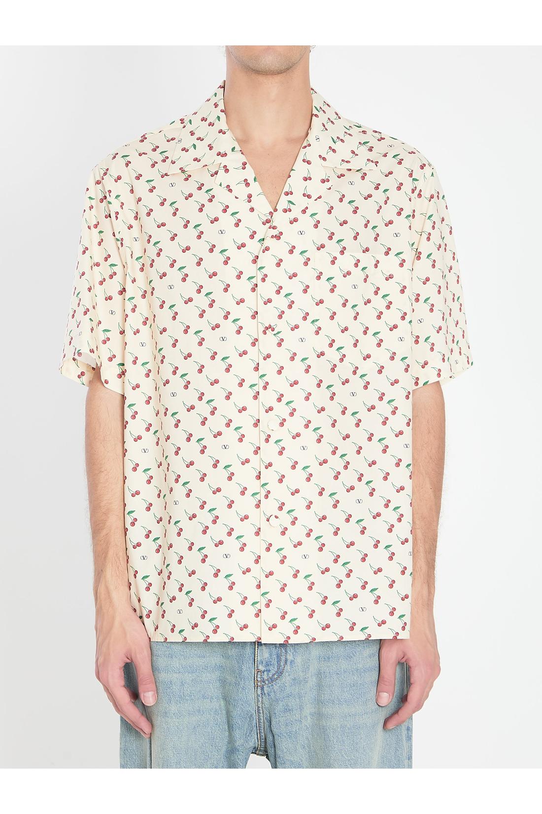 Valentino Garavani-OUTLET-SALE-Bowling Cherryfic shirt-ARCHIVIST