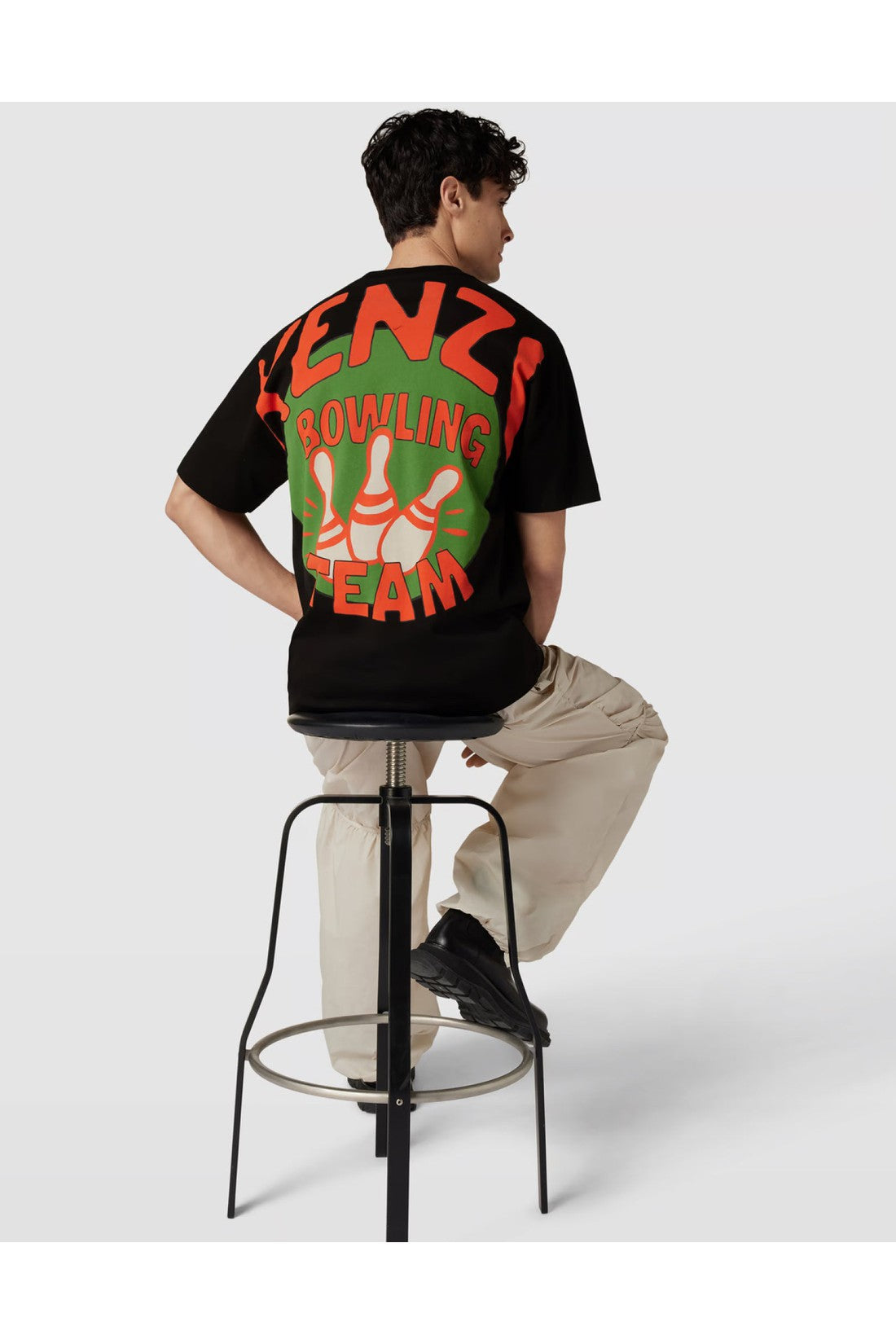 Kenzo-OUTLET-SALE-Bowling Team Logo Oversize T-shirt-ARCHIVIST