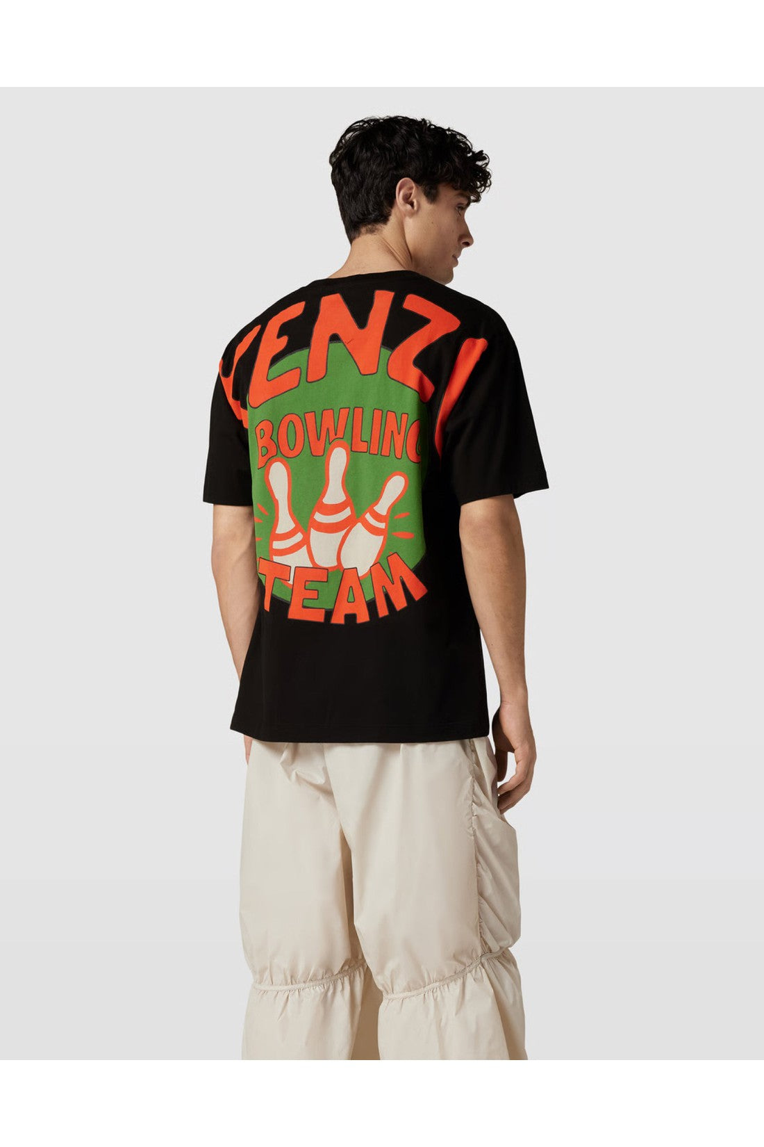 Kenzo-OUTLET-SALE-Bowling Team Logo Oversize T-shirt-ARCHIVIST