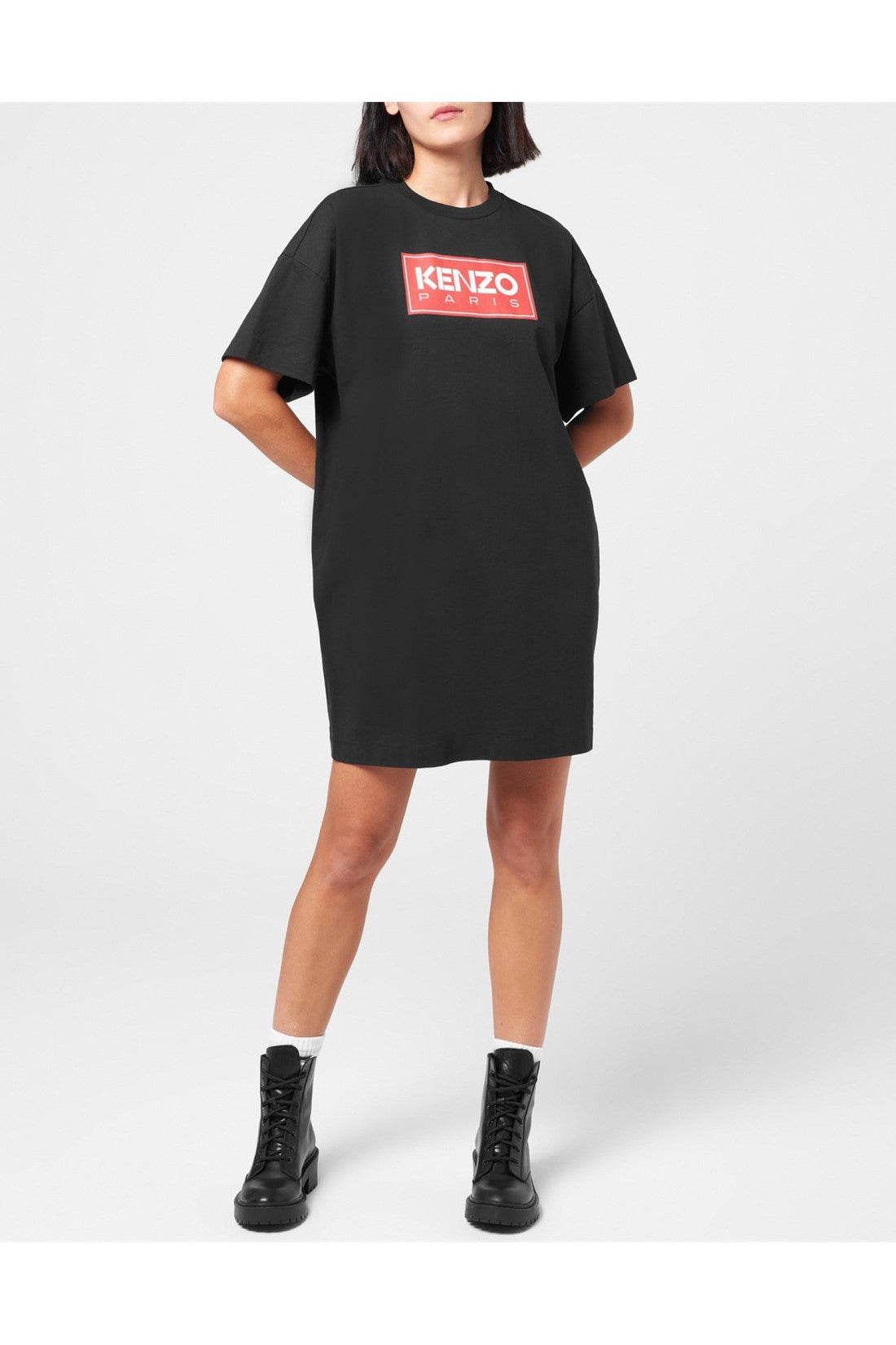 Kenzo-OUTLET-SALE-Box Logo T-Shirt Dress-ARCHIVIST