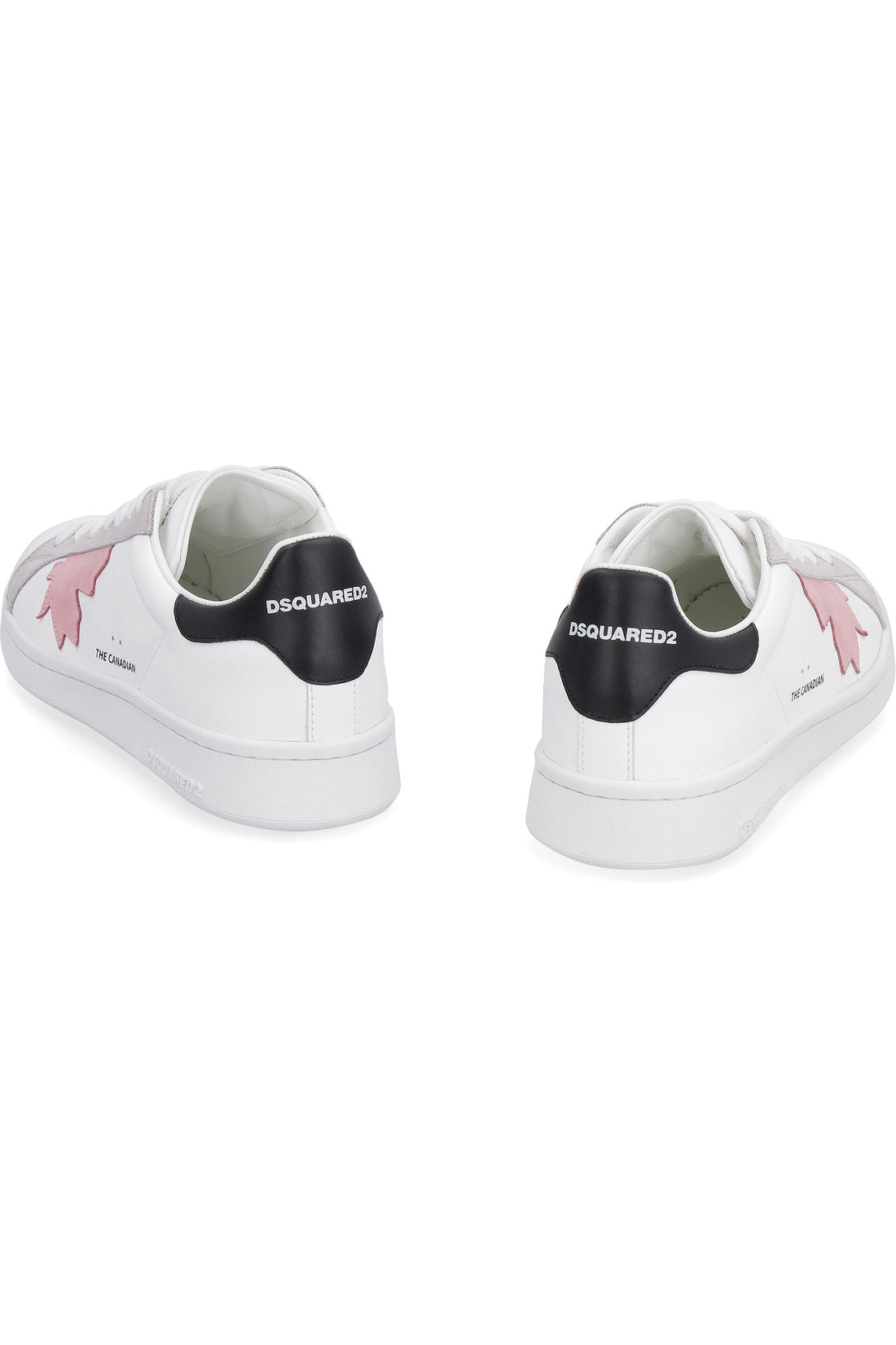 Dsquared2-OUTLET-SALE-Boxer leather sneakers-ARCHIVIST