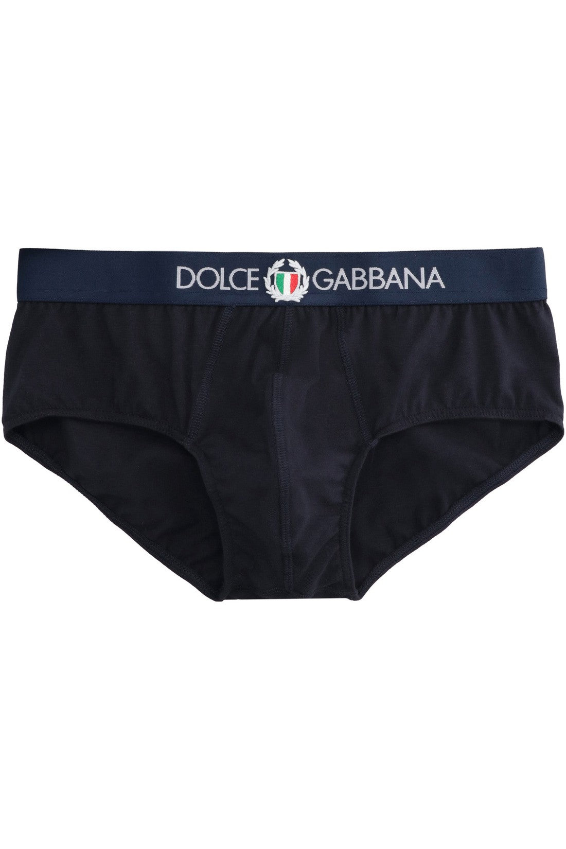 Dolce & Gabbana-OUTLET-SALE-Brando logoed elastic band cotton briefs-ARCHIVIST
