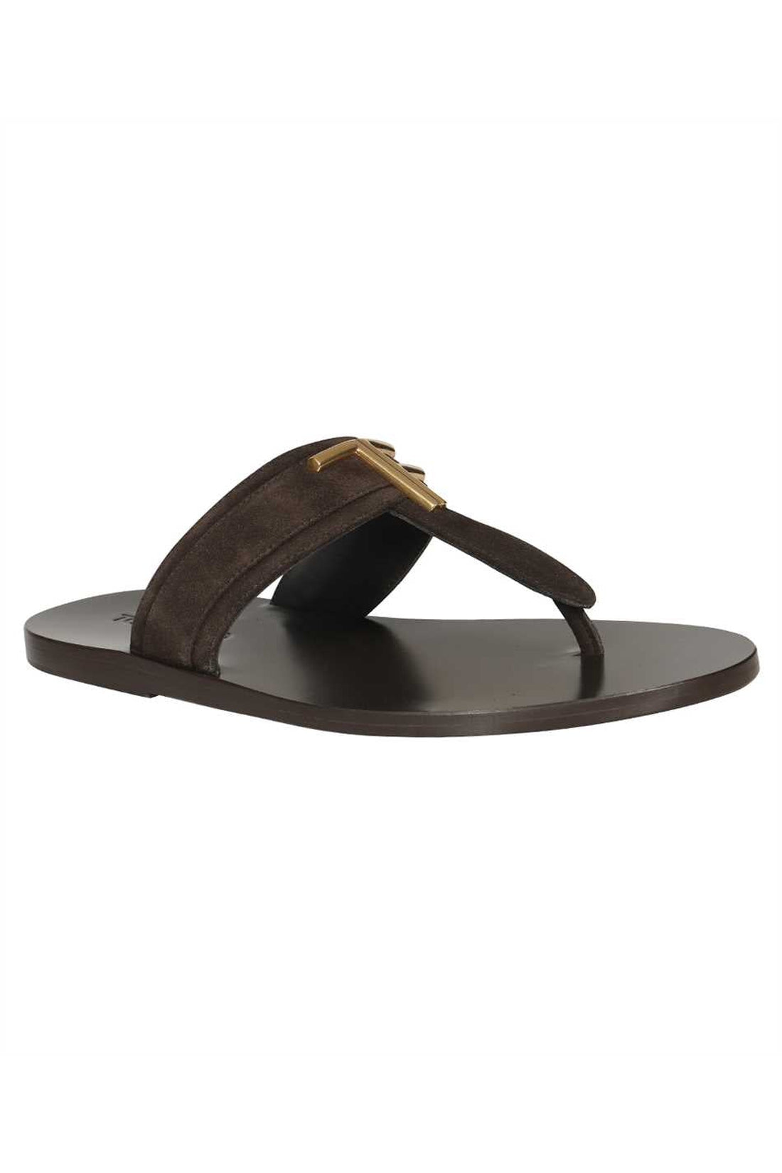 Tom Ford-OUTLET-SALE-Brighton suede thong-sandals-ARCHIVIST