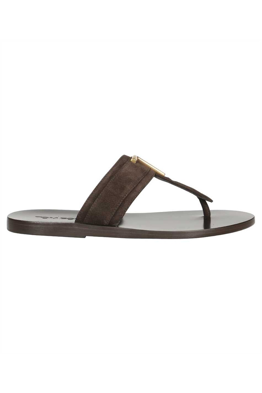 Tom Ford-OUTLET-SALE-Brighton suede thong-sandals-ARCHIVIST