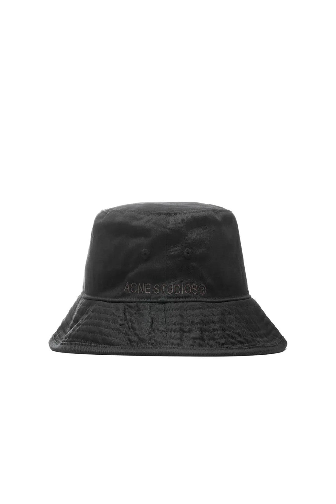 Acne Studios-OUTLET-SALE-Brimmo Twill Logo Bucket Hat-ARCHIVIST