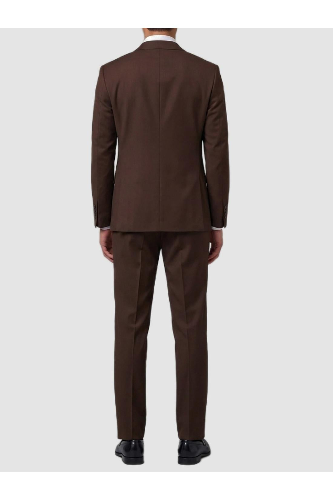 Lardini-OUTLET-SALE-Brown Feeling single-breasted suit-ARCHIVIST