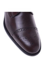 Brown calfskin derby